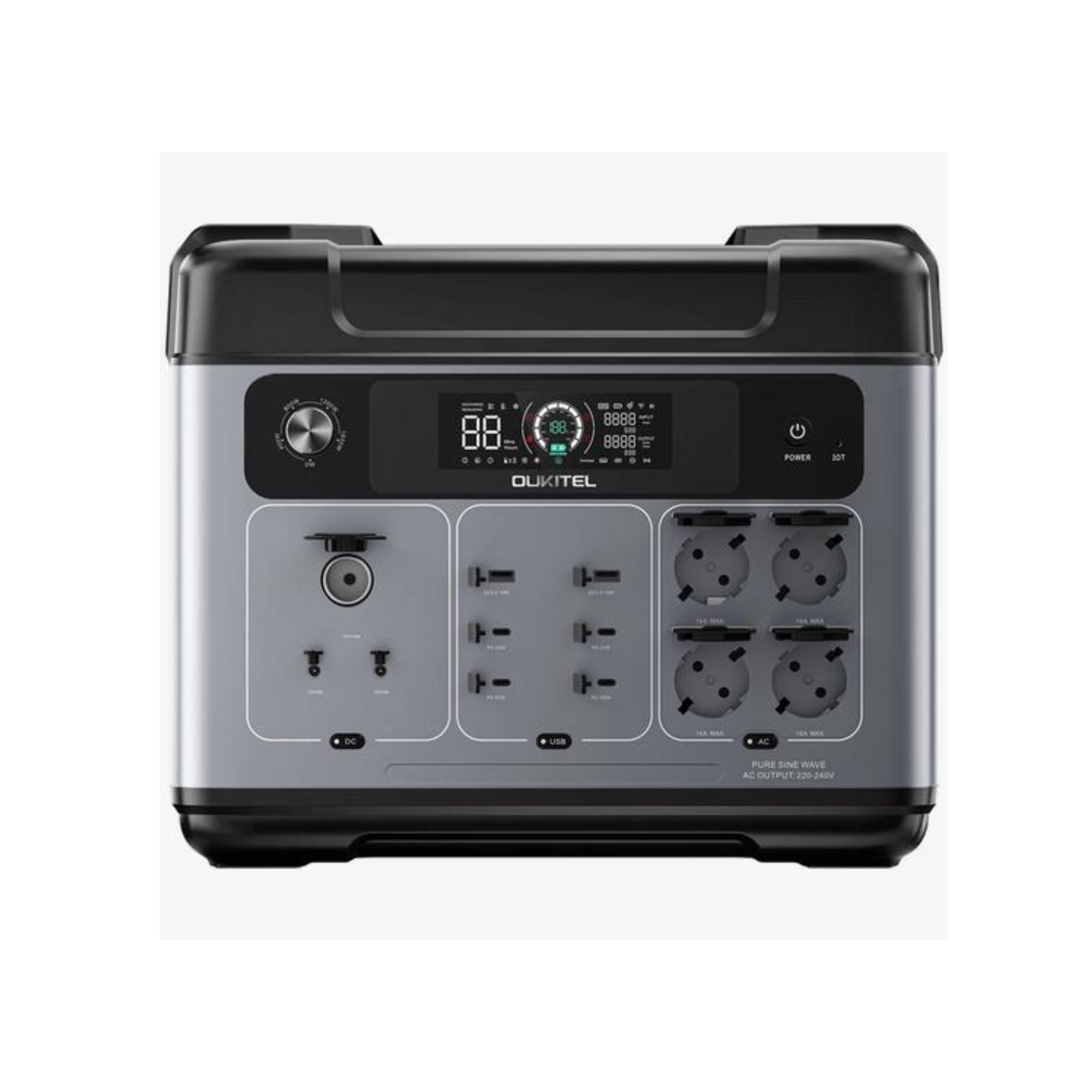 Зарядна станція Oukitel P2001 PLUS / 2400 Вт / 2048 Вт/год / LiFePO4, (P2001)